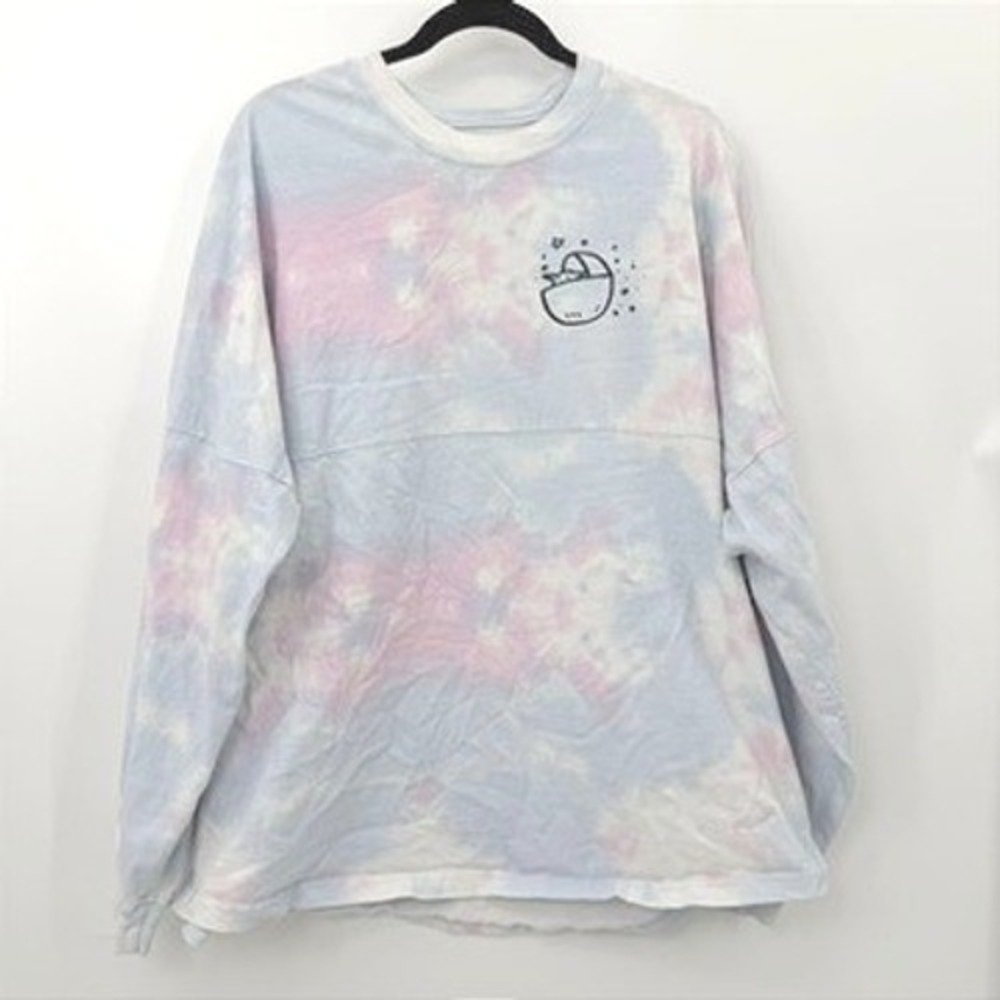 Disney Star Wars Grogu Spirit Jersey Adult XXL Tie Dye Oversize Retro Streetwear
